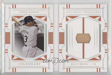 2021 Panini National Treasures - Legendary Materials Booklets - Holo Silver #LMB-EM - Eddie Murray /10