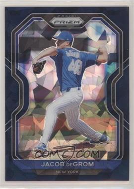 2021 Panini Prizm - [Base] - Navy Blue Cracked Ice Prizm #111 - Tier II - Jacob deGrom /25