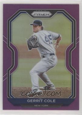 2021 Panini Prizm - [Base] - Purple Prizm #77 - Gerrit Cole