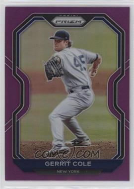 2021 Panini Prizm - [Base] - Purple Prizm #77 - Gerrit Cole