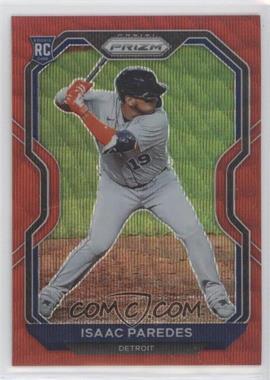 2021 Panini Prizm - [Base] - Red Wave Prizm #43 - Isaac Paredes /99