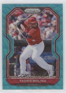 2021 Panini Prizm - [Base] - Teal Wave Prizm #223 - Tier III - Yadier Molina