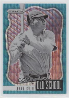 2021 Panini Prizm - Old School - Teal Wave Prizm #OS-1 - Babe Ruth