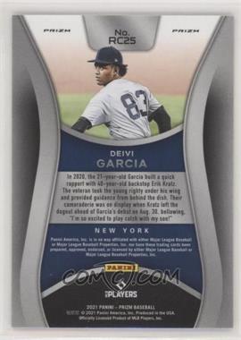 2021 Panini Prizm - Rookie Class - Silver Prizm #RC25 - Deivi Garcia - Courtesy of COMC.com