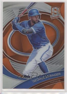 2021 Panini Spectra - [Base] - Neon Orange Prizm #85 - George Springer /20