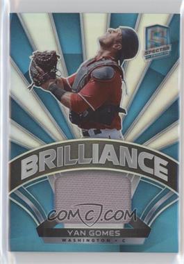 2021 Panini Spectra - Brilliance Materials - Neon Blue Prizm #BM-YG - Yan Gomes /50