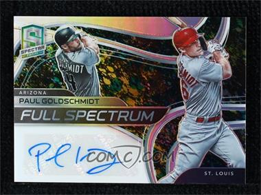 2021 Panini Spectra - Full Spectrum Signatures - Splatter Prizm #FSS-PG - Paul Goldschmidt /8