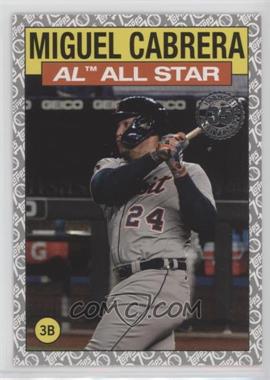 2021 Topps - 1986 Topps All-Star Baseball - Platinum Anniversary #86AS25 - Miguel Cabrera /70