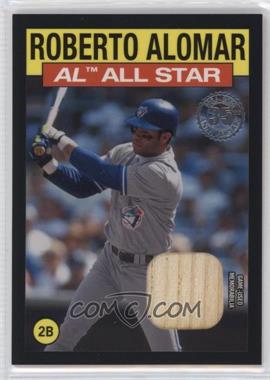 2021 Topps - 1986 Topps All-Star Baseball Relics - Black #86ASRRAL - Roberto Alomar /199