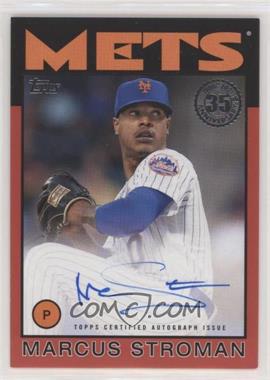2021 Topps - 1986 Topps Baseball Autographs - Red #86A-MST - Marcus Stroman /25
