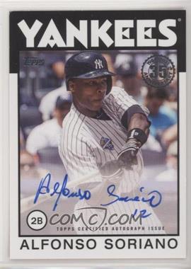 2021 Topps - 1986 Topps Baseball Autographs #86A-AS - Alfonso Soriano