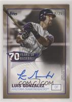 Luis Gonzalez #/25