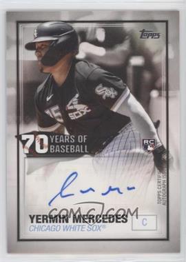 2021 Topps - 70 Years of Baseball Autographs #70YA-YM - Yermin Mercedes