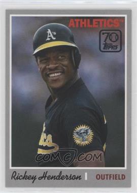 2021 Topps - 70 Years of Topps Baseball #70YT-20 - Rickey Henderson