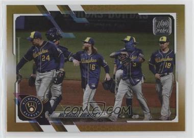 2021 Topps - [Base] - Gold Foil #59 - Milwaukee Brewers
