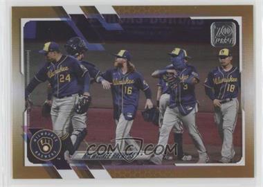 2021 Topps - [Base] - Gold Foil #59 - Milwaukee Brewers