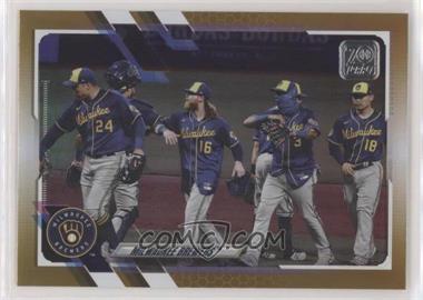 2021 Topps - [Base] - Gold Foil #59 - Milwaukee Brewers