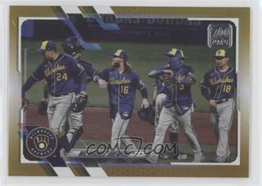 2021 Topps - [Base] - Gold Foil #59 - Milwaukee Brewers