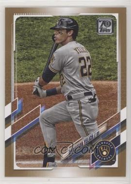 2021 Topps - [Base] - Gold #100 - Christian Yelich /2021