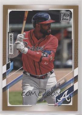 2021 Topps - [Base] - Gold #220 - League Leaders - Marcell Ozuna /2021
