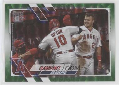 2021 Topps - [Base] - Green #166 - Checklist - Elbows Only (Air High Five!) /499