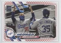 Checklist - Hands Up! Masks Up! (Mookie Celebrates Cody) #/76