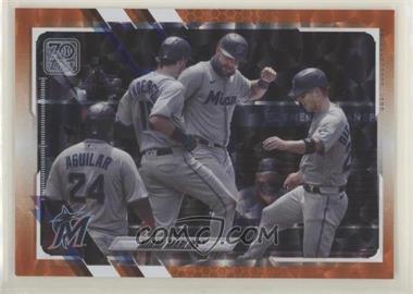 2021 Topps - [Base] - Orange #172 - Miami Marlins /299