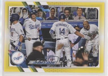 2021 Topps - [Base] - Walgreens Exclusive Yellow #201 - Los Angeles Dodgers