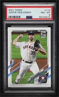 Justin Verlander (White Jersey, Pitching) [PSA 8 NM‑MT]