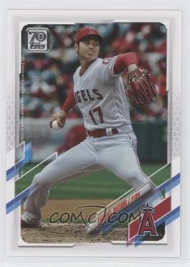 2021 Topps - [Base] #150.1 - Shohei Ohtani (Pitching, White Jersey)