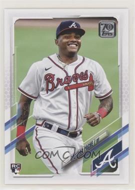 2021 Topps - [Base] #187.1 - Cristian Pache (Vertical, White Jersey)