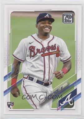 2021 Topps - [Base] #187.1 - Cristian Pache (Vertical, White Jersey)