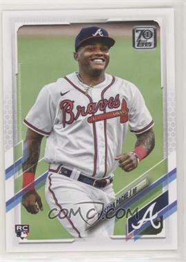 2021 Topps - [Base] #187.1 - Cristian Pache (Vertical, White Jersey)