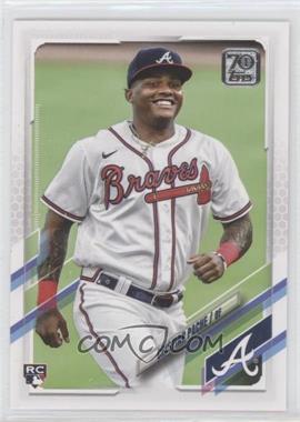 2021 Topps - [Base] #187.1 - Cristian Pache (Vertical, White Jersey)