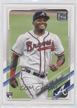 2021 Topps - [Base] #187.1 - Cristian Pache (Vertical, White Jersey)