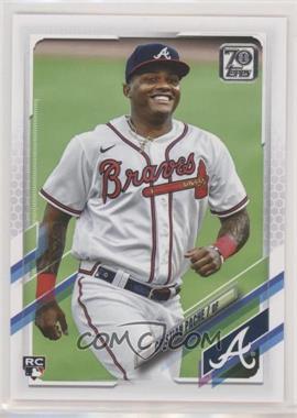 2021 Topps - [Base] #187.1 - Cristian Pache (Vertical, White Jersey)