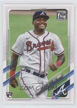 2021 Topps - [Base] #187.1 - Cristian Pache (Vertical, White Jersey)