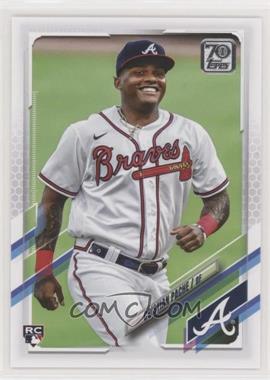 2021 Topps - [Base] #187.1 - Cristian Pache (Vertical, White Jersey)