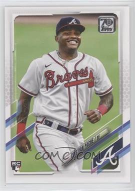 2021 Topps - [Base] #187.1 - Cristian Pache (Vertical, White Jersey)