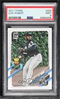 Luis Robert (Black Jersey, Fielding) [PSA 9 MINT]