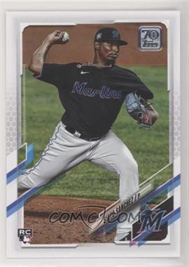 2021 Topps - [Base] #25.1 - Sixto Sanchez (Black Jersey)