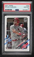 Dylan Carlson (Batting, Grey Jersey, 70th Logo On The Right) [PSA 10 …