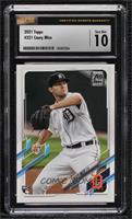 Casey Mize (Vertical, White Jersey) [CSG 10 Gem Mint]