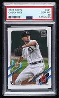 Casey Mize (Vertical, White Jersey) [PSA 10 GEM MT]