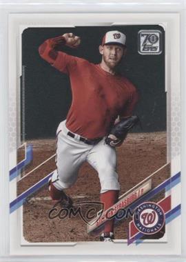 2021 Topps - [Base] #400.2 - SP Variation - Stephen Strasburg (Red Shirt)