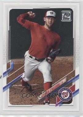 2021 Topps - [Base] #400.2 - SP Variation - Stephen Strasburg (Red Shirt)