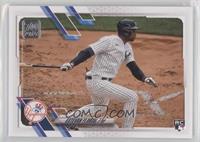 Estevan Florial (Horizontal, Batting in Pinstriped Jersey)