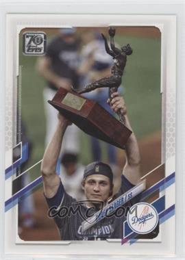 2021 Topps - [Base] #450.2 - SP Variation - Corey Seager (Holding Trophy) [EX to NM]