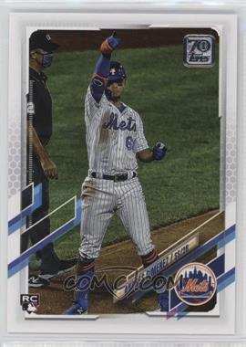 2021 Topps - [Base] #53.2 - SP Variation - Andres Gimenez (On Base, Pinstriped Jersey)