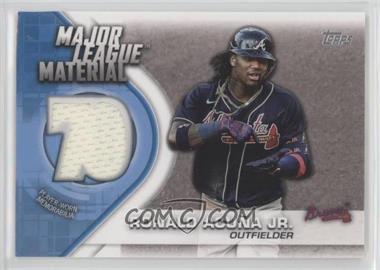 2021 Topps - Major League Materials #MLM-RA - Ronald Acuna Jr.